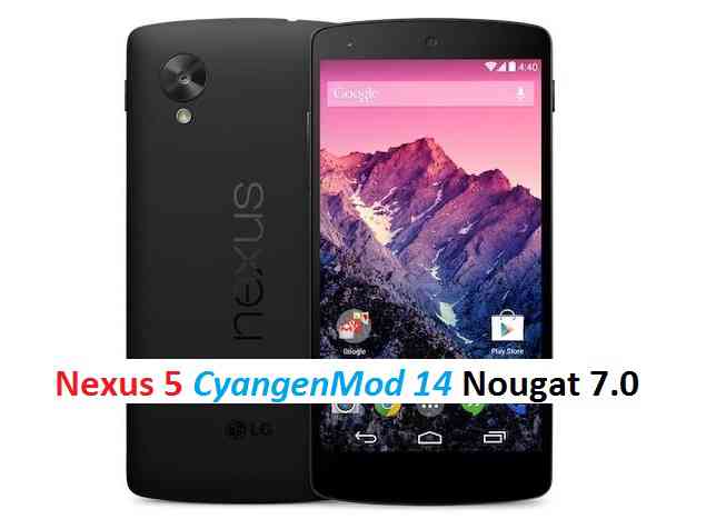 Nexus 5 nougat rom