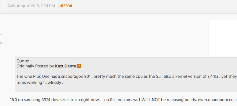  builds available to download and install Galaxy S5 LineageOS 16 Is On The Way