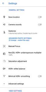  provide Lots of features and Better picture quality but it contains so many settings [Gcam Settings] Fix All Google Camera (Gcam) Problems and Issues
