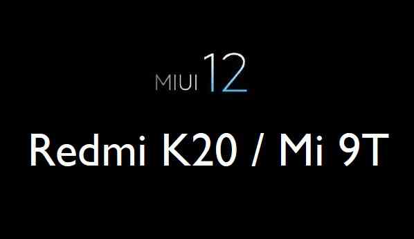 Redmi K20 MIUI 12 Download